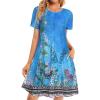 Deepskyblue Boho