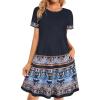 Navy Blue Floral