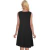 imageSummer Dresses for Women Beach Boho Sleeveless Vintage Floral Flowy Pocket Tshirt Tank SundressesA Black