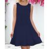 imageSummer Dresses for Women Beach Boho Sleeveless Vintage Floral Flowy Pocket Tshirt Tank SundressesA Blue
