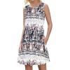imageSummer Dresses for Women Beach Boho Sleeveless Vintage Floral Flowy Pocket Tshirt Tank SundressesBa Vintage Print