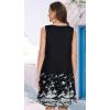 imageSummer Dresses for Women Beach Boho Sleeveless Vintage Floral Flowy Pocket Tshirt Tank SundressesBlack Tower