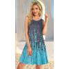 imageSummer Dresses for Women Beach Boho Sleeveless Vintage Floral Flowy Pocket Tshirt Tank SundressesGrey Blue Boho