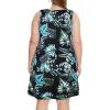 imageelescat Plus Size Summer Dresses for Women Sleeveless Pockets Beach Tshirt Tank SundressLeaf Floral