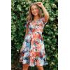 imageelescat Summer Casual Dresses for Womens Beach Soft Flowy Tank Tshirt Sundress with Pockets Red Blue InkM