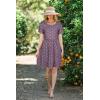 imageelescat Summer Dress for Women Casual Loose Sundresses Tank Shirt Beach Cover up with Pockets Purple Wave PointL