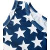 imageelescat Womens Summer Dresses 2025 Beach Casual Sleeveless Floral Print Tank Loose Sundress with PocketA American Flag