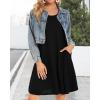 imageelescat Womens Summer Dresses 2025 Beach Casual Sleeveless Floral Print Tank Loose Sundress with PocketA Black