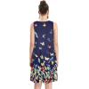 imageelescat Womens Summer Dresses 2025 Beach Casual Sleeveless Floral Print Tank Loose Sundress with PocketColorful Butterflies