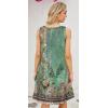 imageelescat Womens Summer Dresses 2025 Beach Casual Sleeveless Floral Print Tank Loose Sundress with PocketGreen Flroal