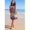 imageelescat Womens Summer Dresses 2025 Beach Casual Sleeveless Floral Print Tank Loose Sundress with PocketMulticolor