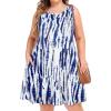 Blue Boho Tie Dye