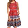Red Brown Boho