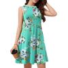 imageWEACZZY 2025 Summer Dresses for Women Casual Loose Fit Beach Vacation Sundress Sleeveless Crewneck Tank Dress with PocketsMint Green