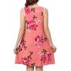 imageWEACZZY 2025 Summer Dresses for Women Casual Loose Fit Beach Vacation Sundress Sleeveless Crewneck Tank Dress with PocketsSugar Pink