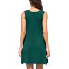 imageWEACZZY Women Summer Casual Swing T Shirt Dresses Beach Cover up Loose DressA Dark Green