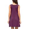 imageWEACZZY Women Summer Casual Swing T Shirt Dresses Beach Cover up Loose DressA Mauve
