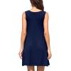 imageWEACZZY Women Summer Casual Swing T Shirt Dresses Beach Cover up Loose DressA Navy Blue