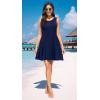 imageWEACZZY Women Summer Casual Swing T Shirt Dresses Beach Cover up Loose DressA Navy Blue