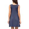 imageWEACZZY Women Summer Casual Swing T Shirt Dresses Beach Cover up Loose DressA Purple Gray