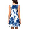 imageWEACZZY Women Summer Casual Swing T Shirt Dresses Beach Cover up Loose DressColorful Blue