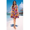 imageWEACZZY Women Summer Casual Swing T Shirt Dresses Beach Cover up Loose DressColorful Purple Navy