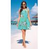 imageWEACZZY Women Summer Casual Swing T Shirt Dresses Beach Cover up Loose DressMint Green