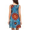 imageWEACZZY Women Summer Casual Swing T Shirt Dresses Beach Cover up Loose DressMix Blue