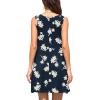 imageWEACZZY Women Summer Casual Swing T Shirt Dresses Beach Cover up Loose DressNavy Lily