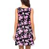 imageWEACZZY Women Summer Casual Swing T Shirt Dresses Beach Cover up Loose DressSilhouette Pink Black