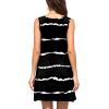 imageWEACZZY Women Summer Casual Swing T Shirt Dresses Beach Cover up Loose DressStripe Black