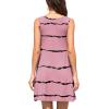 imageWEACZZY Women Summer Casual Swing T Shirt Dresses Beach Cover up Loose DressStripe Pink
