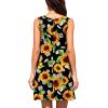 imageWEACZZY Women Summer Casual Swing T Shirt Dresses Beach Cover up Loose DressSunflower