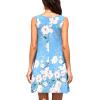 imageWEACZZY Women Summer Casual Swing T Shirt Dresses Beach Cover up Loose DressYh Light Blue