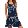 White Flower Navy