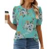 Floral Mint Green