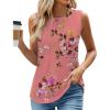 Z Floral Sugar Pink Tank