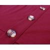 imageBerydress Womens Casual Beach Summer Dresses 2025 Solid Cotton Flattering ALine Spaghetti Strap Button Down Midi SundressBurgundy