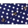 imageBerydress Womens Casual Beach Summer Dresses 2025 Solid Cotton Flattering ALine Spaghetti Strap Button Down Midi SundressNavy Polka Dot