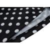 imageBerydress Womens Classic 34 Sleeve V Neck Sheath Casual Party Work Faux Black Wrap DressBlack Polka Dot