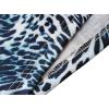 imageBerydress Womens Classic 34 Sleeve V Neck Sheath Casual Party Work Faux Black Wrap DressBlue Leopard