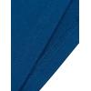 imageBerydress Womens Classic 34 Sleeve V Neck Sheath Casual Party Work Faux Black Wrap DressDeep Blue