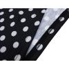 imageBerydress Womens Vintage VNeck Sheath Casual Party Work Faux Black Wrap DressBlack Polka Dot