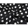 imageBerydress Womens Vintage VNeck Sheath Casual Party Work Faux Black Wrap DressBlack Polka Dot