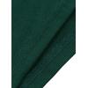 imageBerydress Womens Vintage VNeck Sheath Casual Party Work Faux Black Wrap DressDark Green