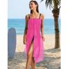 imageCHICGAL Sarong Wraps Swimsuit Coverup for Women Bathing Suit Cover Up Summer Bikini Beach SwimwearLight Pink