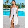 imageCHICGAL Sarong Wraps Swimsuit Coverup for Women Bathing Suit Cover Up Summer Bikini Beach SwimwearWhite