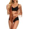 imageCHICGAL Womens Sarongs Summer Beach Wrap Shorts Bikini Bathing Suit Coverups Sheer Swimwear BrownXL