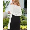 imageCHICGAL Womens Scarf Shawls and Wraps for Evening Dress Wedding Party Bridal Scarves Sarong Cover UpsAwhite