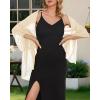imageCHICGAL Womens Scarf Shawls and Wraps for Evening Dress Wedding Party Bridal Scarves Sarong Cover UpsChampagne